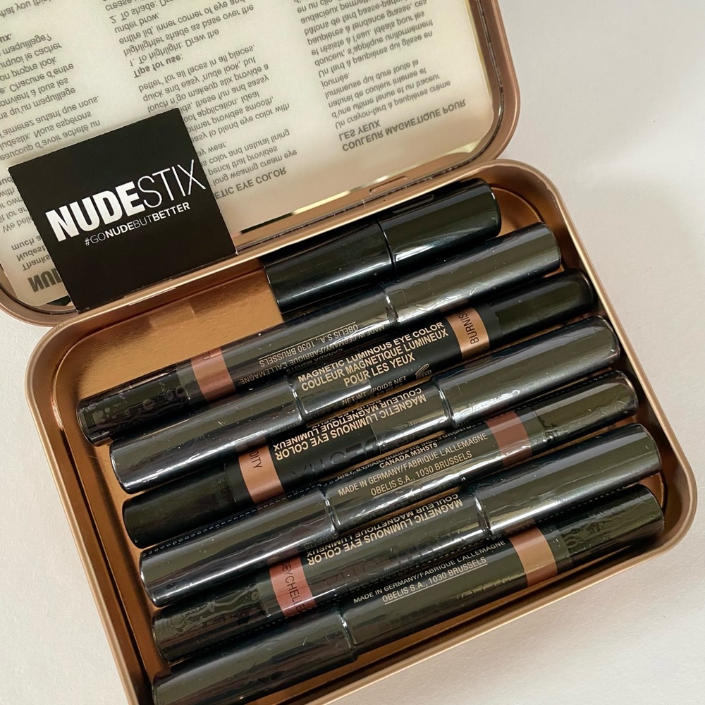 NIB — Nudestix Rose Gold 6-Color Eye Set